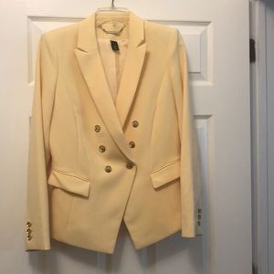 WHBM yellow blazer